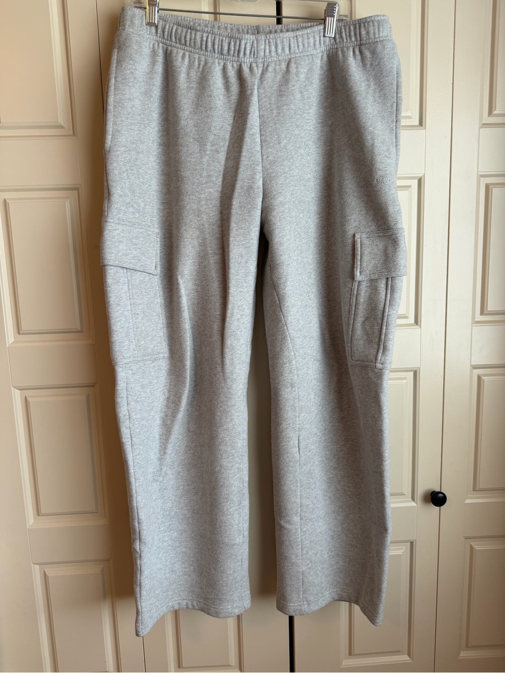 Artizia mega fit Gray Cargo fleece Sweatpants sz L